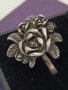 Красив сребърен пръстен Роза #37К, снимка 1