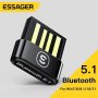 Essager USB Bluetooth 5.1 адаптер, приемник BT5.0 за компютър, мишка, слушалки, високоговорител, снимка 1 - Кабели и адаптери - 42268538