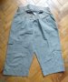 Два чифта бермуди - маркови ленени потури и дънкови бермуди / цвят Милитъри, снимка 8