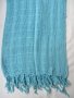 Свежо син шал 170х60 см, снимка 2