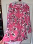 Страхотно ново розово лятно яке ветровка с качулка флорален принт цветя , снимка 7