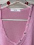 Бонбонено розова блуза с блестящи камъчета Swarovski , снимка 5