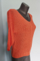 Памучна блуза от плетиво с прилеп ръкави "Jean Pascale"® / унисайз , снимка 1 - Блузи с дълъг ръкав и пуловери - 36526900