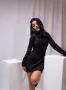Черна дамска рокля , снимка 4