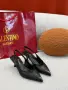 Valentino Garavani Дамски Обувки С Нисък Ток Тип kitten heel И Каишка - Различни Цветове Код SEM-623, снимка 6