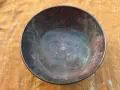 Бакърена кашпа чиния купа , снимка 1