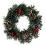 Коледен венец с шишарки, 40см, снимка 1 - Декорация за дома - 42720180