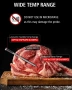 Безжичен Smart термометър за месо BFOUR BF-30 с голям LCD дисплей,100 м безжично управление, снимка 3