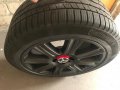 Капачки за джанти за Mercedes AMG Черни Сиви Червени Матирани (A0004000900), 75mm, снимка 12