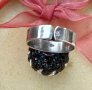Два различни пръстена / Swarovski / Нов сребърен пръстен с регулация, проба 925 / топка , снимка 9