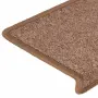 vidaXL Изтривалки за стълби, 30 бр., 65x21x4 см, кафяви, с правоъгълен кант, снимка 7