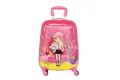 Детски куфар Mercado Trade, Поликарбон, Момиче с коте, снимка 1