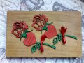 Подарък за Свети Валентин и Осми март - дървена роза с надпис по желание, снимка 5