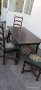 Маса с 4 стола - Дърво, снимка 3