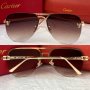 Cartier 2023 мъжки слънчеви очила авиатор унисекс дамски слънчеви очила