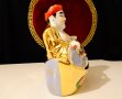 Китайска порцеланова фигура Буда,злато,фън-шуй. , снимка 11