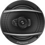 Авто тонколони Pioneer TS-A1671F, 3-лентови Full Range, 6.5", 320W Max / 70W RMS, Черни, Комплект 2 , снимка 1
