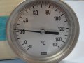 биметален термометър Wika thermometer ф100mm, -10/+150°C, L-500mm, снимка 2