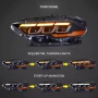 Комплект Full LED фарове с динамични мигачи за Mustang 2018- с визията на S650 2024--, снимка 2