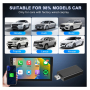 Оригинален кабелен към безжичен Carplay USB адаптер за кола Най-, снимка 4