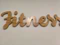 Надпис Fitness place лазерно изрязан, снимка 4