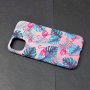 калъф за iPhone 11 силиконов розов с фламинго светещ в тъмното, снимка 2