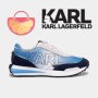 KARL LAGERFELD № 45 🍊 Мъжки спортно елегантни обувки с лого нови с кутия, снимка 7