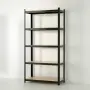Метален стелаж с МДФ плоскости 5 рафта 90х45х180 см , снимка 4