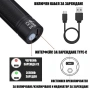 Професионален ултравиолетов ръчен UV фенер 365nm черен филтър за фалшиви пари евро урина камъни, снимка 6