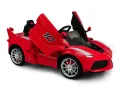 Ferrari Scuderia FXX 12V – Детска акумулаторна кола, Червена, EVA гуми, снимка 5