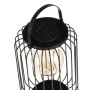 Соларен фенер Подова черна висяща лампа в клетка Ø18x27см S_1236414, снимка 4