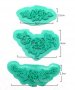 3 бр рози печат с дръжка за декорация фондан тесто украса бисквитки торта, снимка 3