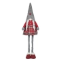 Гном с плитки и телескопични крака, 92-130 см, червен/сив, снимка 1
