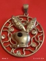 КРАСИВ ПОСРЕБРЕН МЕДАЛЬОН с ИНКРУСТИРАНИ ЦИРКОНИЙ с ЛОГОТО на ПЛЕЙБОЙ 26825, снимка 6