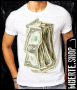 Тениска с щампа DOLLARS, снимка 1 - Тениски - 36499578