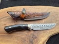 Ловен нож дамаска стомана,LN427, снимка 4