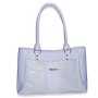 Бяла кожена дамска чанта, снимка 1 - Чанти - 40392508