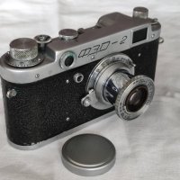 Стар фотоапарат ФЕД-2, снимка 1 - Антикварни и старинни предмети - 39312871
