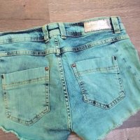Fishbone S зелени къси дънки, снимка 3 - Къси панталони и бермуди - 29344178