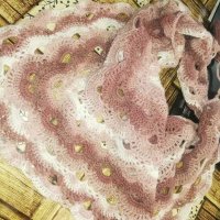 Ръчно плетени шалове , снимка 8 - Шалове - 34435000