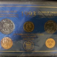 Швеция 1993 - Комплектен сет от 6 монети, снимка 1 - Нумизматика и бонистика - 37788536