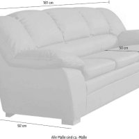 Комплект диван + 2 бр фотьоили Cotta Casino внос от Германия., снимка 4 - Дивани и мека мебел - 42624844