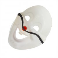 1378 Пластмасова парти маска Клоун с червен нос, снимка 4 - Други - 30337664