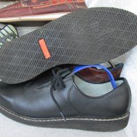 КАТО НОВИ 43 - 44, Vintage Hiking Shoes, Skywalk original, Black Leather, Bavarian, Das Beste, Mens, снимка 14 - Ежедневни обувки - 37606098