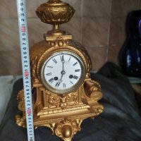 бароков каминен часовник, снимка 2 - Антикварни и старинни предмети - 34446158