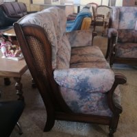 Холова гарнитура диван 3+1+1 внос от Европа , снимка 4 - Дивани и мека мебел - 30439659