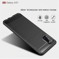 Samsung Galaxy A31 карбон силиконов гръб / кейс, снимка 1 - Калъфи, кейсове - 29531103