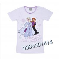 Тениска Елза и Ана Замръзналото кралство Frozen , снимка 1 - Детски тениски и потници - 39451366
