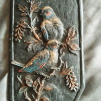 стара декорация за стена-птици, снимка 1 - Антикварни и старинни предмети - 30730316