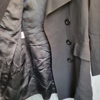 Черно елегантно палто , снимка 2 - Палта, манта - 38763242
